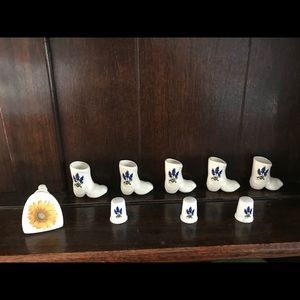 Bluebonnets, boots and iron deco